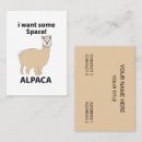 Buscar alpaca tarjetas de visita 1 ª presa