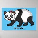 Buscar oso panda lindo posters Ilustracion