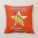 Buscar línea blanca de la estrella cojines Vintage