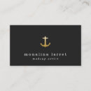 Buscar ancla negra tarjetas de visita Moderno