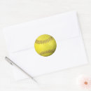 Buscar bola amarilla pegatinas Softball