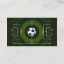 Buscar entrenador fútbol de tarjetas de visita Deporte
