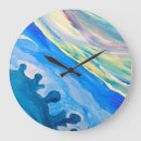 Buscar fondo madera de relojes de pared Azul