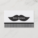 Buscar bigote tarjetas de visita Estilista