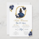 Buscar quinceanera azul marino invitaciones Para niños