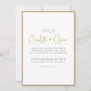 Buscar borde de oro invitaciones Simple