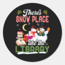 Buscar bibliotecario pegatinas Navidad