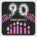 Buscar velas del cumpleaños pegatinas Rosa
