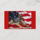 Buscar pastores alemanes tarjetas de visita Pastor alemán