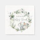 Buscar elefantes lindos servilletas Adorable