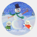 Buscar bichon frise pegatinas Navidades