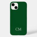 Buscar verde oscuro iphone fundas Monograma