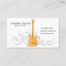 Buscar guitarras tarjetas de visita General y unisex