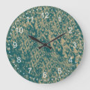 Buscar peacock relojes de pared Turquesa