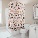Buscar calavera cortinas de baño Patrón de halloween