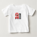 Buscar transporte bebe camisetas Rojo