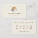 Buscar cappuccino tarjetas de visita Cafetería