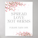 Buscar gérmenes posters Difunde amor no gérmenes