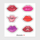 Buscar labios brillantes pegatinas Para ella