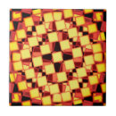 Buscar a cuadros rojo azulejos Amarillo