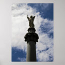 Buscar ángeles en nubes posters Estatua