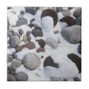 Buscar lobo en nieve azulejos Abstracto