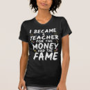 Buscar fama camisetas Educador