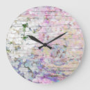 Buscar madera azul relojes de pared Para ella