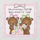 Buscar niñas gemelas invitaciones Chica