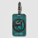 Buscar caballo negro etiquetas para maletas Amante de los caballos