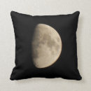 Buscar media luna cojines Negro