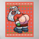 Buscar feo posters Santa