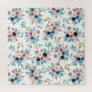 Buscar flores puzzles Azul