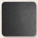 Buscar piel posavasos Negro