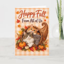 Buscar cornucopia tarjetas Otoño