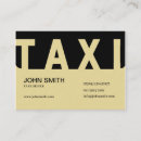 Buscar taxi tarjetas de visita Controlador