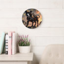 Buscar bull terrier relojes de pared Perro