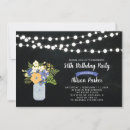 Buscar chalkboard invitaciones Tarro de albañil