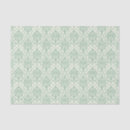 Buscar damasco verde papel de seda Vintage