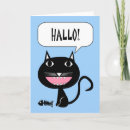 Buscar saludo alemán tarjetas 9 º gata