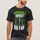 Buscar energía renovable camisetas Ventilador