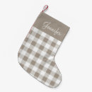 Buscar beige calcetines navideños Gingham