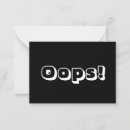 Buscar oops tarjetas Arrepentido