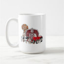 Buscar tractor rojo tazas Granjero