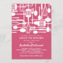 Buscar kitchen shower invitaciones Retro