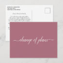 Buscar ceremonia privada invitaciones Cambio de planes
