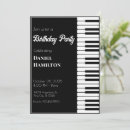 Buscar piano invitaciones Moderno