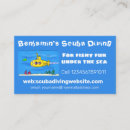 Buscar submarino tarjetas de visita Vida marina