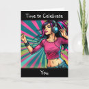 Buscar música pop tarjetas Retro