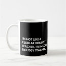 Buscar profesor de biología divertido tazas Ciencia